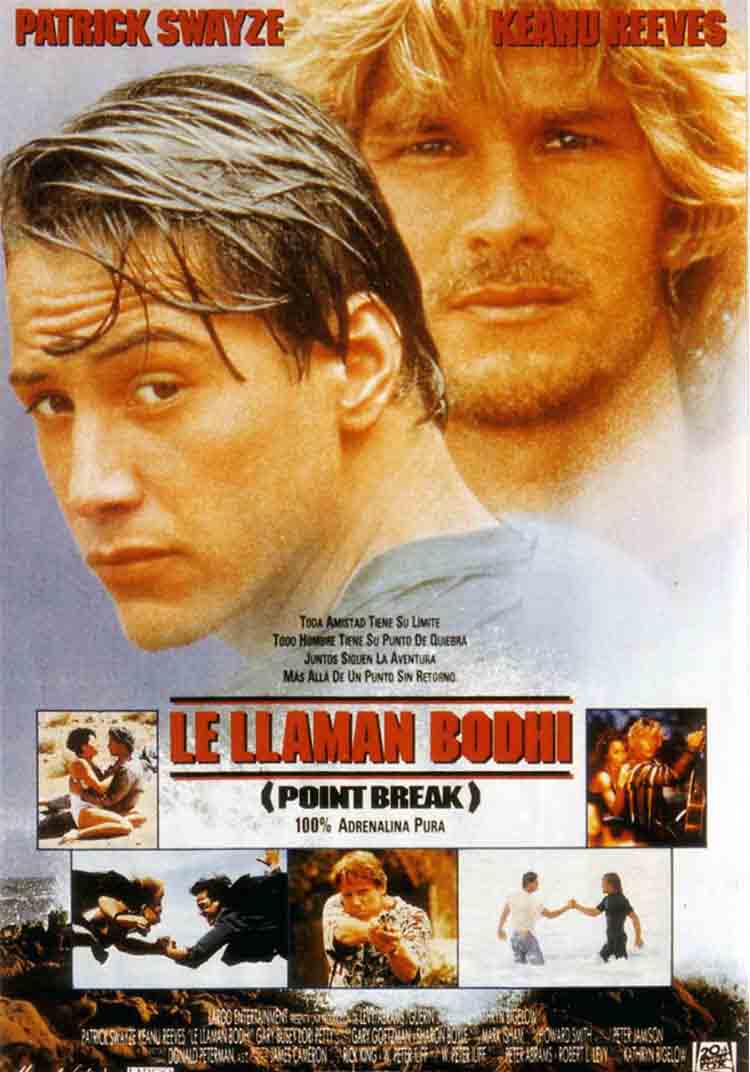 Cartel de la película: Le llaman Bodhi (Point Break)